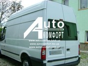 Заднее стекло (распашонка левая) с электрообогревом на Ford Transit 20