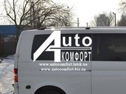 Задний салон,  правое стекло на Volkswagen Transporter Т-5 (длинная баз